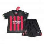 Camiseta AC Milan Primera Nino 2022 2023