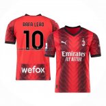Camiseta AC Milan Jugador Rafa Leao Primera 2023 2024