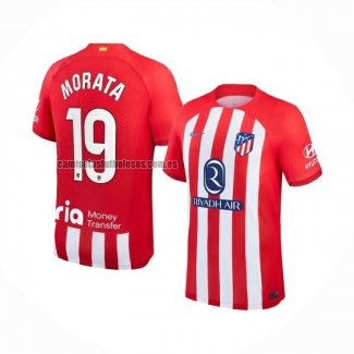 Camiseta Atletico Madrid Jugador Morata Primera 2023 2024