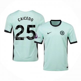 Camiseta Chelsea Jugador Caicedo Tercera 2023 2024