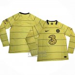 Camiseta Chelsea Segunda Manga Larga 2021 2022