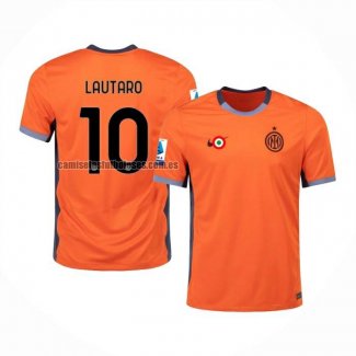 Camiseta Inter Milan Jugador Lautaro Tercera 2023 2024