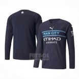Camiseta Manchester City Tercera Manga Larga 2021-2022