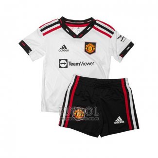 Camiseta Manchester United Segunda Nino 2022 2023