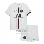 Camiseta Paris Saint-Germain Segunda Nino 2021-2022