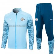 Chandal de Chaqueta del Manchester City 2023 2024 Azul