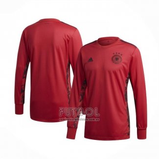 Camiseta Alemania Portero Manga Larga 2020 Rojo