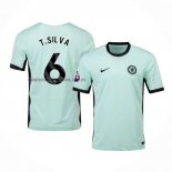 Camiseta Chelsea Jugador T.Silva Segunda 2023 2024