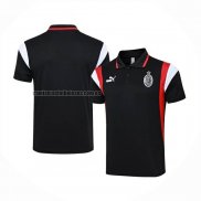 Camiseta Polo del AC Milan 2023-2024 Negro