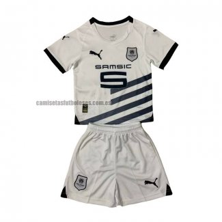 Camiseta Stade Rennais Segunda Nino 2023 2024