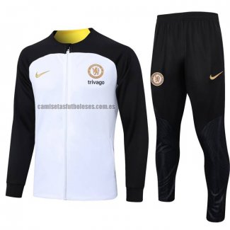 Chandal de Chaqueta del Chelsea Nino 2023 2024 Blanco