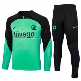 Chandal de Sudadera del Chelsea 2023 2024 Verde