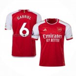 Camiseta Arsenal Jugador Gabriel Primera 2023 2024