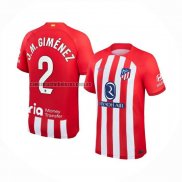 Camiseta Atletico Madrid Jugador J.M.Gimenez Primera 2023 2024