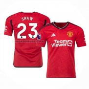 Camiseta Manchester United Jugador Shaw Primera 2023 2024