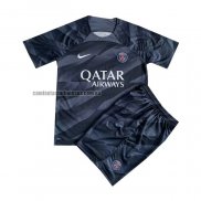 Camiseta Paris Saint-Germain Portero Nino 2023 2024 Negro