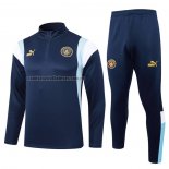 Chandal de Sudadera del Manchester City 2023 2024 Azul Oscuro