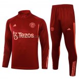 Chandal de Sudadera del Manchester United 2023 2024 Rojo