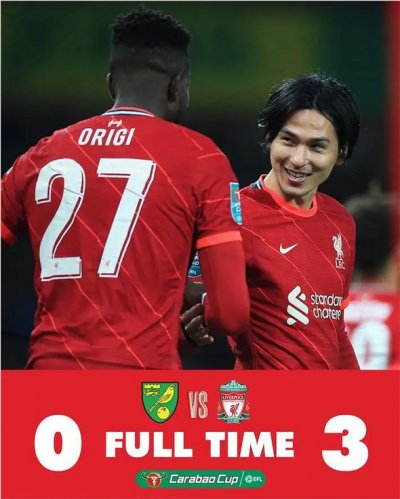 Liverpool 3-0 Norwich
