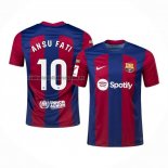 Camiseta Barcelona Jugador Ansu Fati Primera 2023 2024