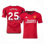 Camiseta Manchester United Jugador Sancho Primera 2023 2024