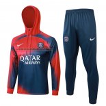 Chandal de Sudadera del Paris Saint-Germain Nino 2023 2024 Rojo y Azul