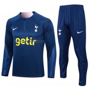 Chandal de Sudadera del Tottenham Hotspur Nino 2023 2024 Azul