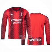 Camiseta AC Milan Primera Manga Larga 2023 2024