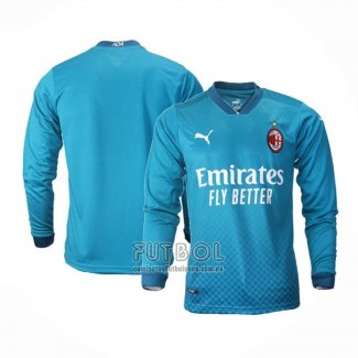 Camiseta AC Milan Tercera Manga Larga 2020-2021