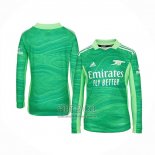 Camiseta Arsenal Portero Manga Larga 2021-2022 Verde