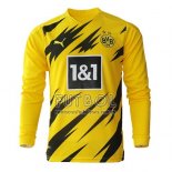 Camiseta Borussia Dortmund Primera Manga Larga 2020-2021