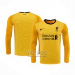 Camiseta Liverpool Portero Manga Larga 2020-2021 Amarillo