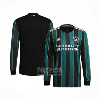Camiseta Los Angeles Galaxy Segunda Manga Larga 2021