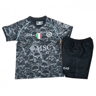 Camiseta Napoli x Halloween Nino 2023 2024