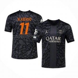 Camiseta Paris Saint-Germain Jugador M.Asensio Tercera 2023 2024