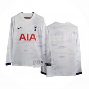 Camiseta Tottenham Hotspur Primera Manga Larga 2023 2024