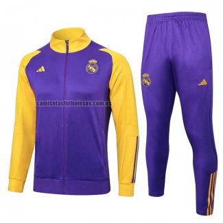 Chandal de Chaqueta del Real Madrid 2023 2024 Purpura