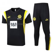 Chandal del Borussia Dortmund Manga Corta 2023 2024 Negro