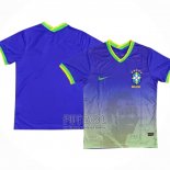 Tailandia Camiseta Brasil Pele Special 2022 Azul