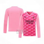 Camiseta AC Milan Portero Manga Larga 2020-2021 Rosa