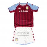 Camiseta Aston Villa Primera Nino 2021-2022