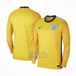 Camiseta Inglaterra Portero Manga Larga 2020-2021 Amarillo