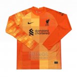 Camiseta Liverpool Portero Manga Larga 2021-2022 Naranja