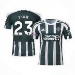 Camiseta Manchester United Jugador Shaw Segunda 2023 2024