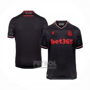Camiseta Stoke City Segunda 2022 2023 Negro