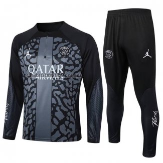 Chandal de Sudadera del Paris Saint-Germain 2023 2024 Gris