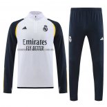 Chandal de Sudadera del Real Madrid 2023 2024 Blanco