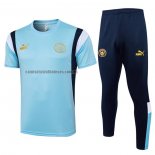 Chandal del Manchester City Manga Corta 2023 2024 Azul