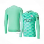 Camiseta Manchester City Portero Segunda Manga Larga 2020-2021