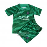 Camiseta Paris Saint-Germain Portero Nino 2023 2024 Verde